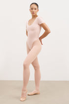 Base Sculpting Cross Back Bodysuit - Marshmallow
