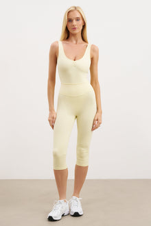 Base Sculpting Ruched Bodysuit - Buttermilk