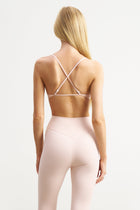 Base Sculpting Skinny Ruched Bra - Marshmallow