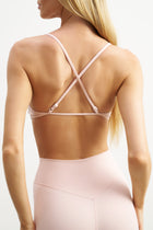 Base Sculpting Skinny Ruched Bra - Marshmallow
