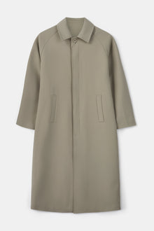 Clean Cut Longline Driving Coat - Antique Sage