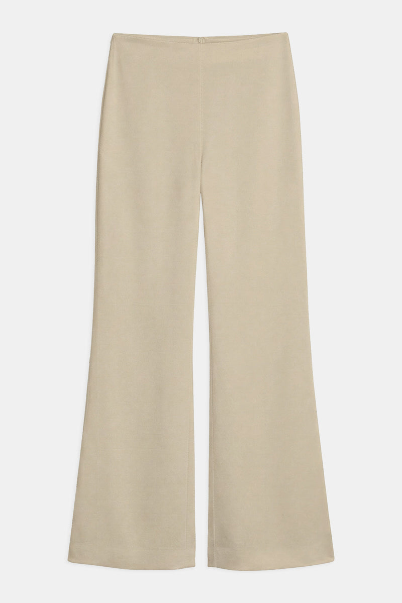 Tailored Satin Wide Leg Trousers - Bronze
