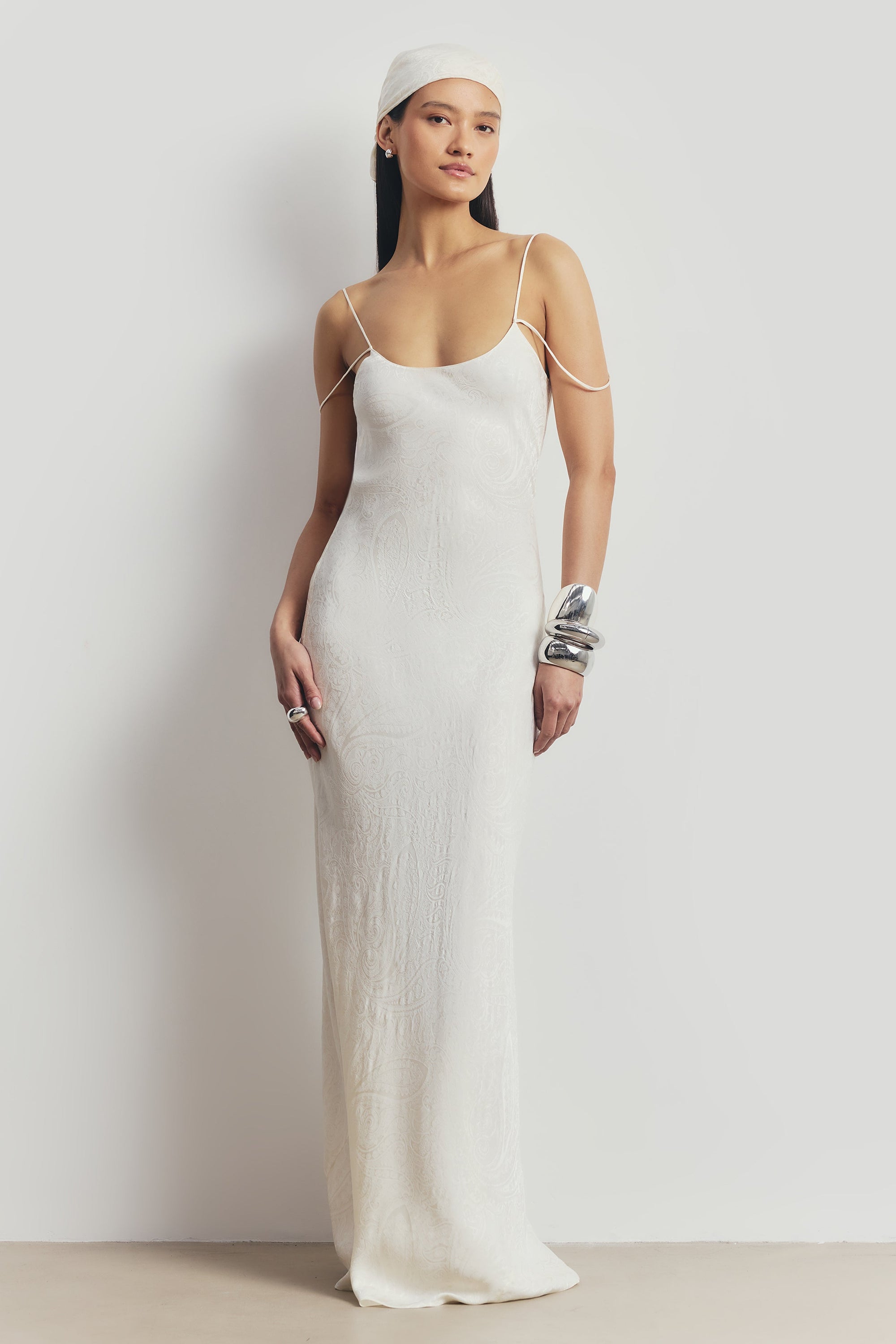 white christmas dresses Alison Yellow/Brown Striped Camisole Dress | Dresses main image 0