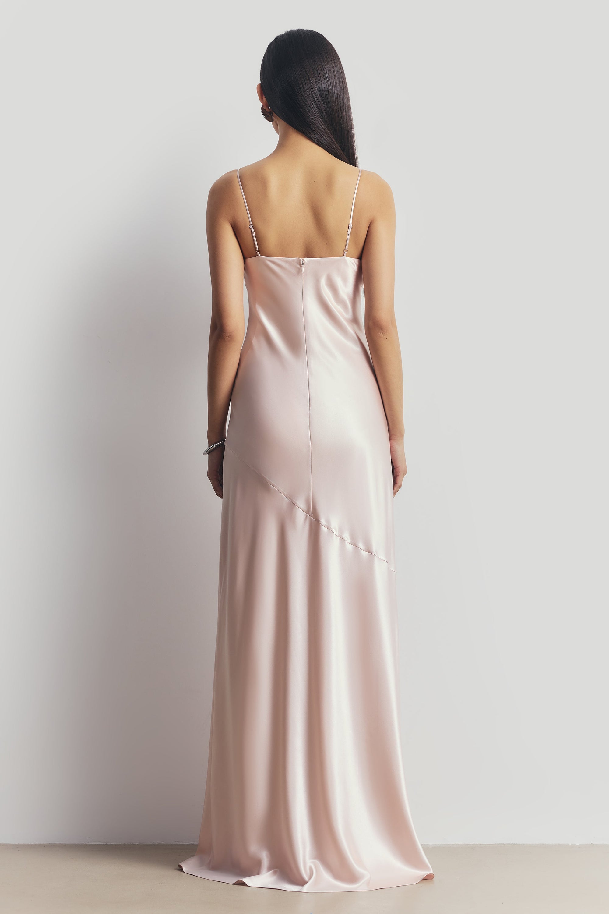 sachin and babi light blue dress OPUSION Knitted Backless Slip Dress -Black