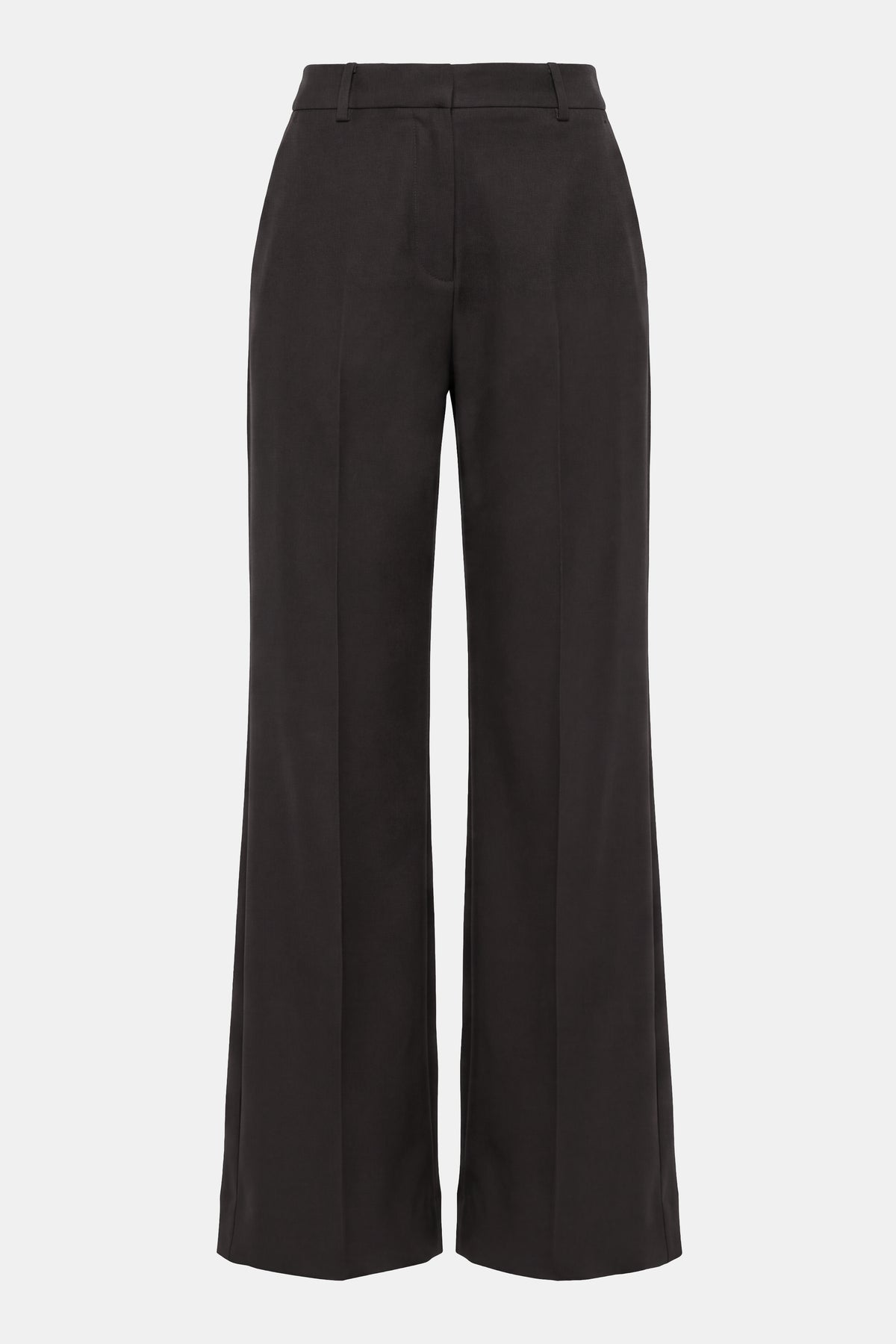 Tailored High Rise Wide Leg Trousers - Java