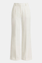 Tailored High Rise Wide Leg Trousers - Cream
