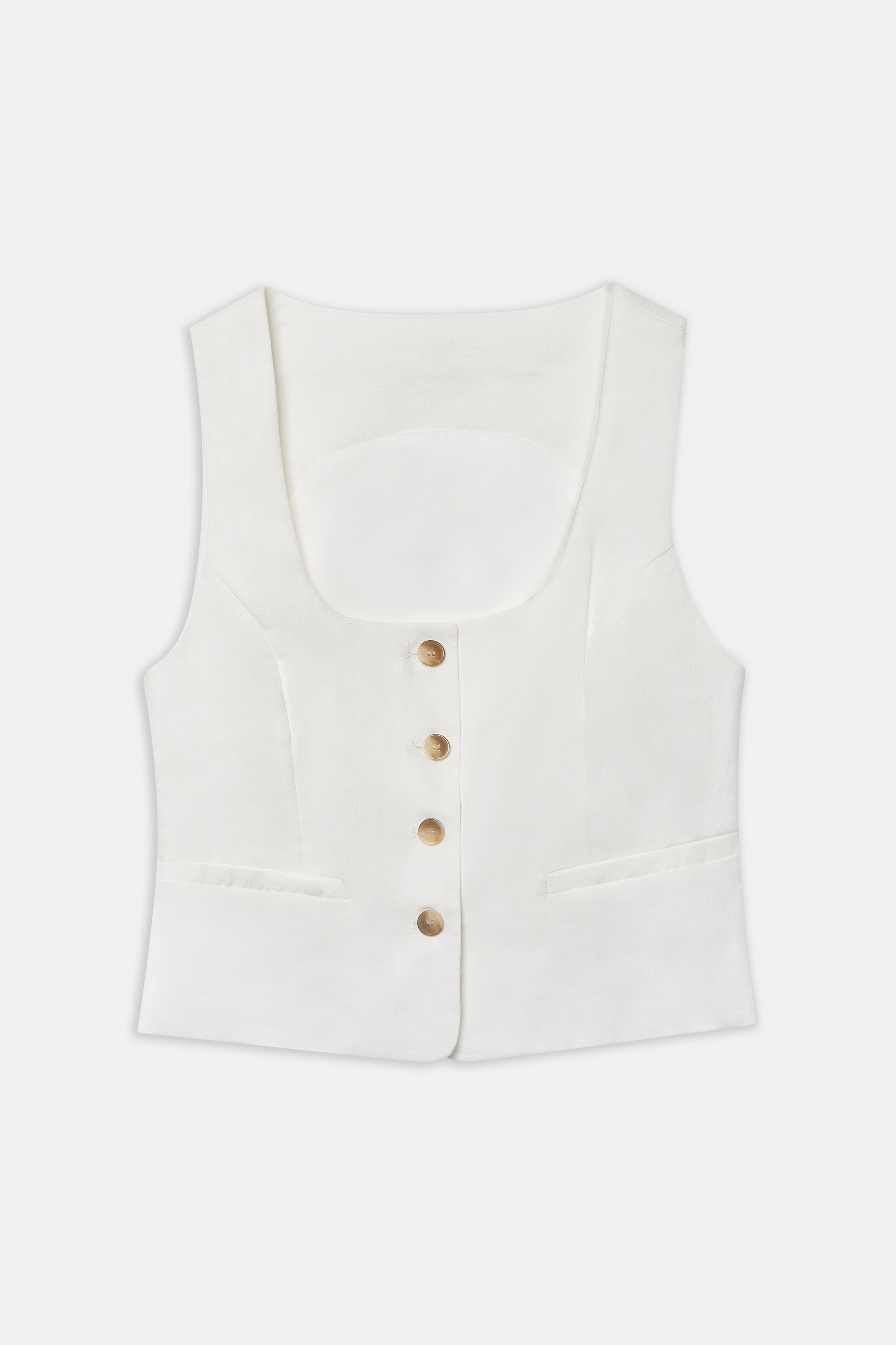 Scoop front waistcoat discount