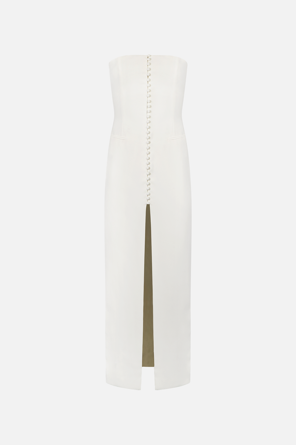 Strapless Peplum Maxi Dress - White | BOA Strapless Peplum Maxi Dress - White | BOA