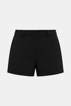 Formal Tailored Micro Shorts - Black