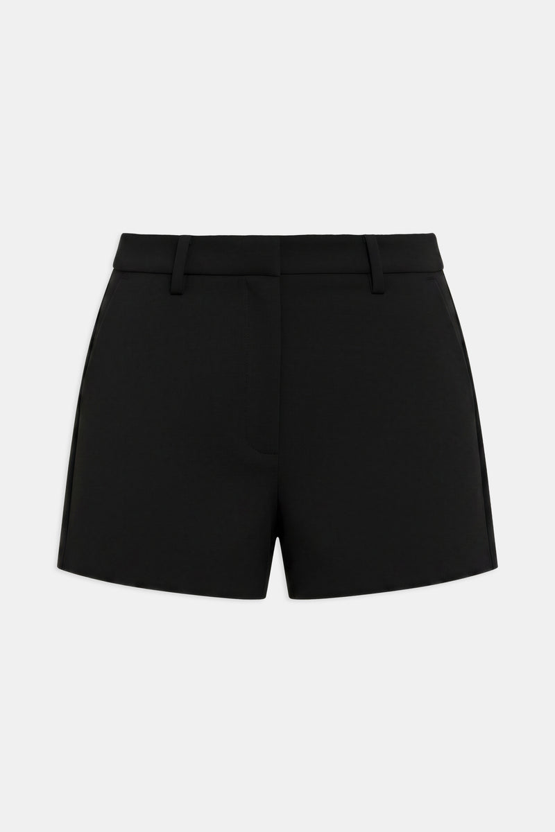 Formal Tailored Micro Shorts - Black
