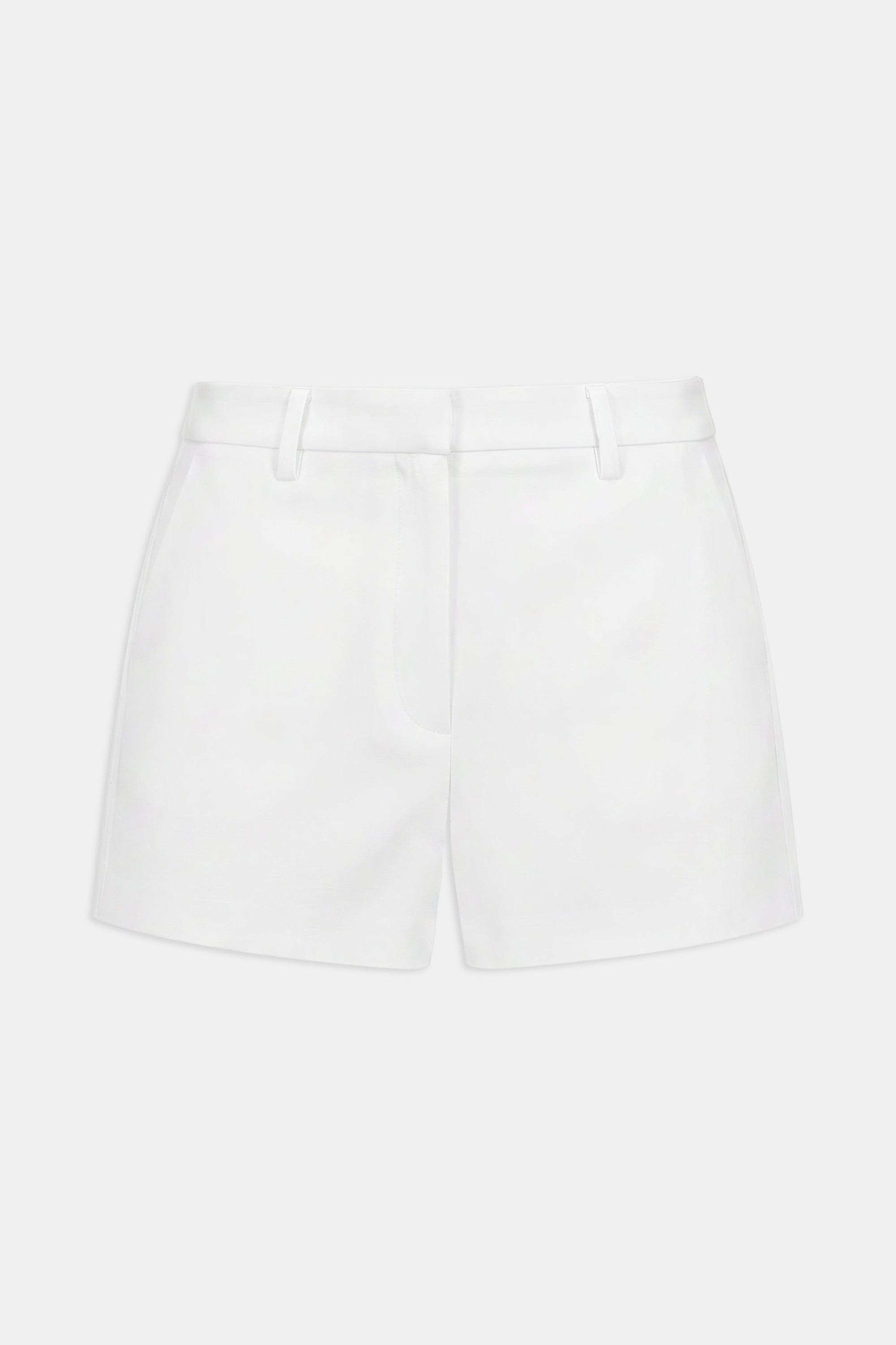 Formal Tailored Micro Shorts - Cream