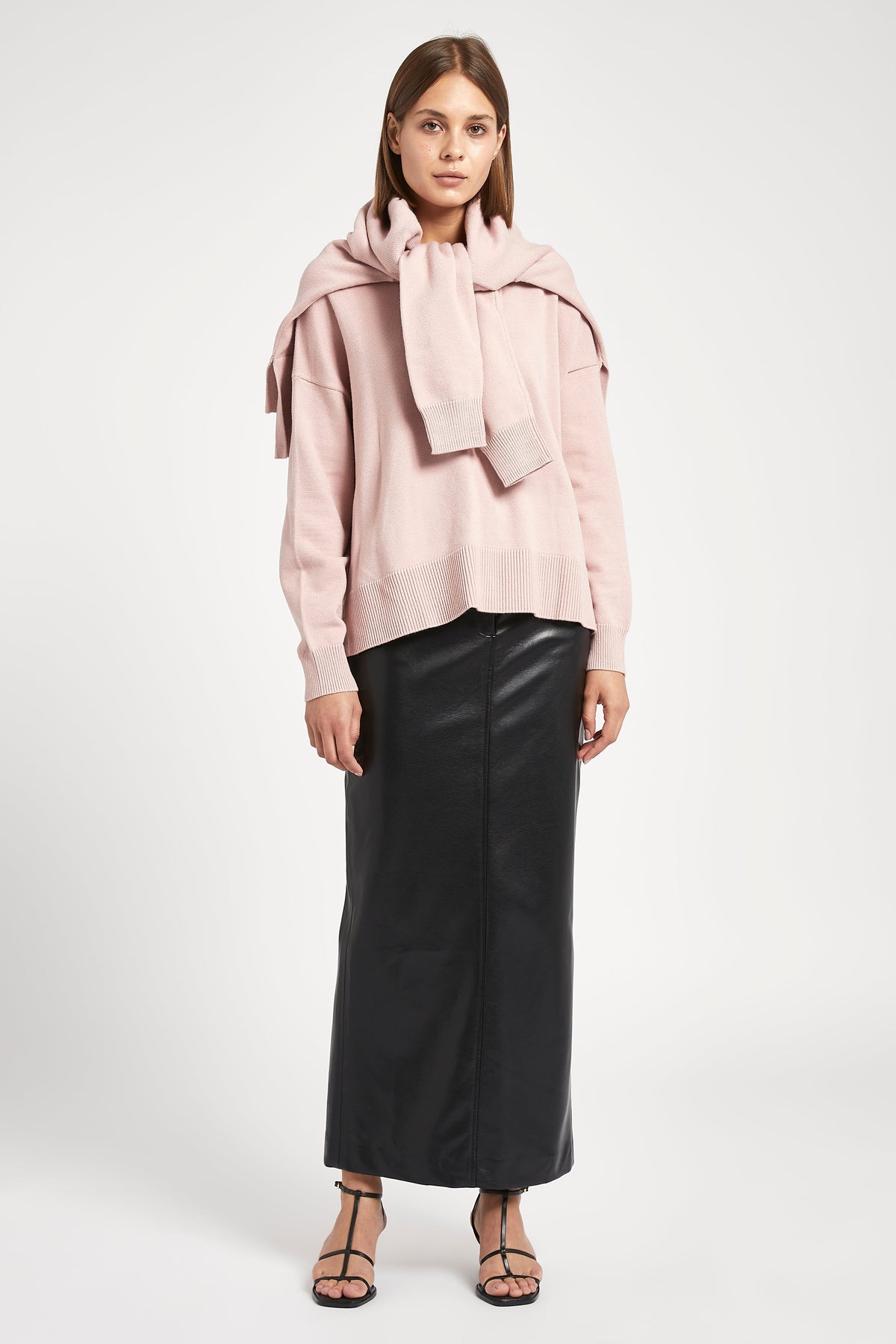 Relaxed Dropped Shoulder Jumper Marshmallow